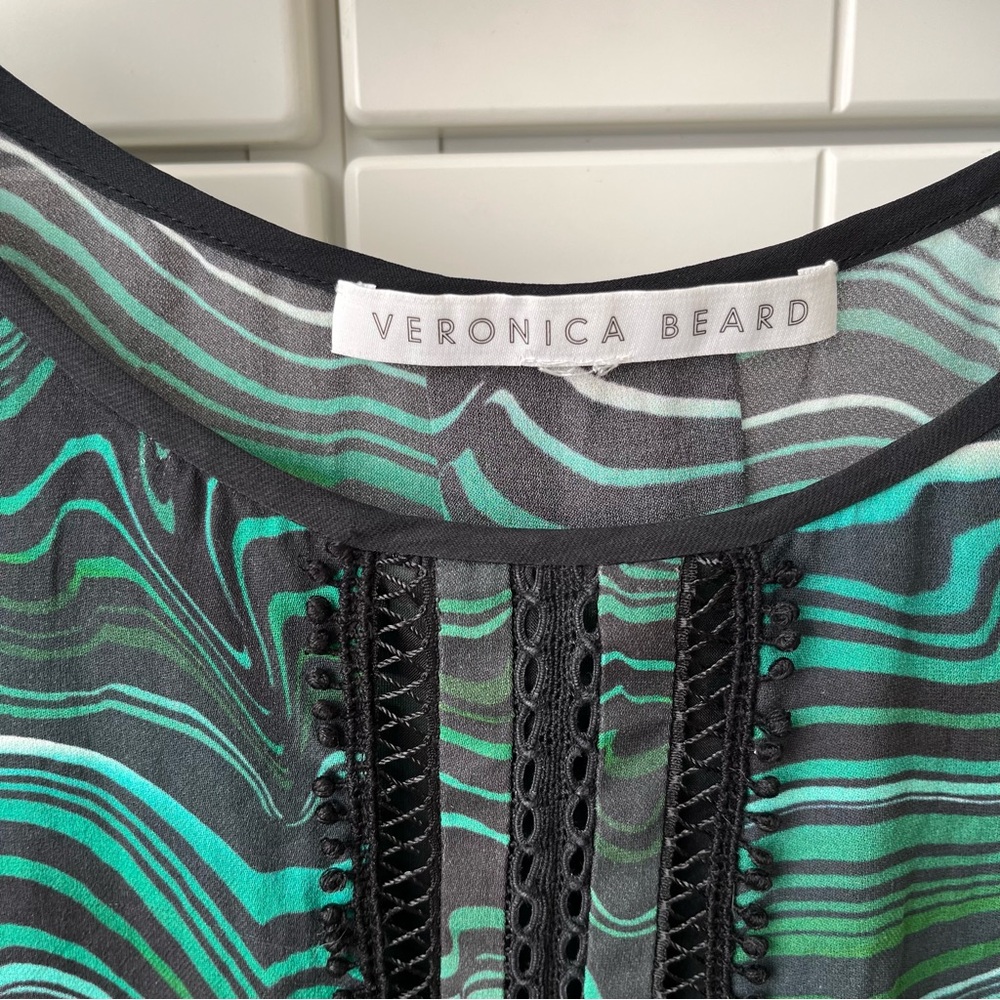 Veronica Beard Striped Patterned Top - image 2
